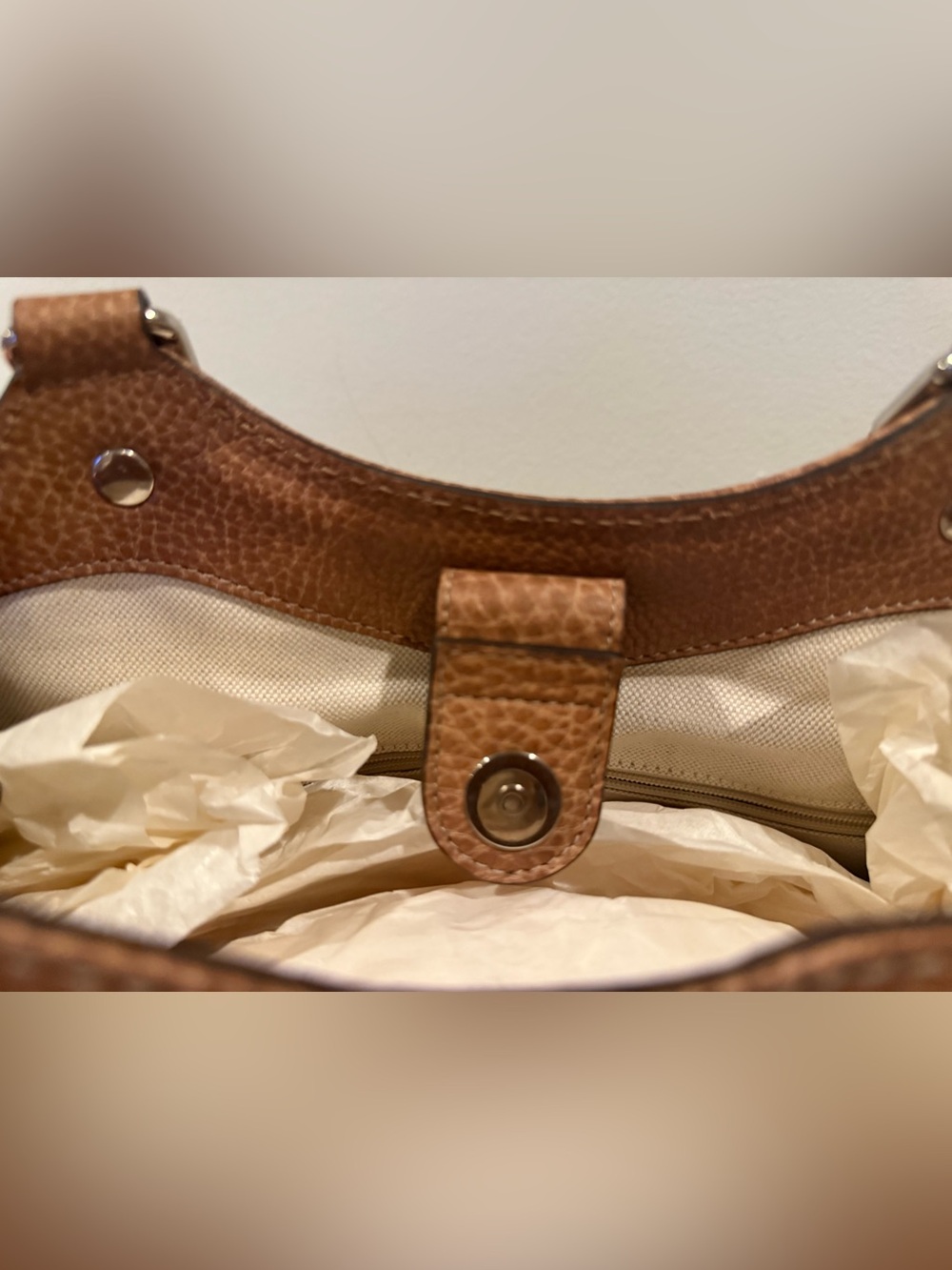 Gucci Monogram Sunset Raffia Medium Sukey Tote Bag Brown Multi NWOT - Picture 6 of 14